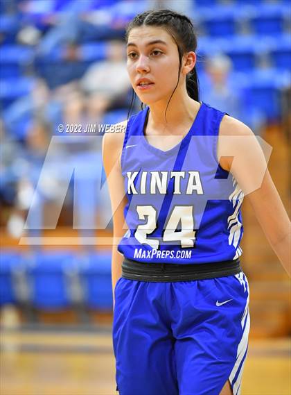 Thumbnail 3 in Kinta vs Welch (OSSAA Class B Area II District Playoff) photogallery.