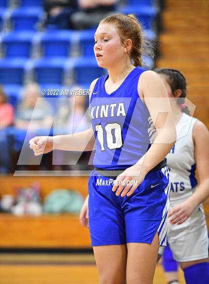 Thumbnail 1 in Kinta vs Welch (OSSAA Class B Area II District Playoff) photogallery.