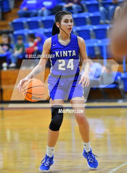 Thumbnail 2 in Kinta vs Welch (OSSAA Class B Area II District Playoff) photogallery.