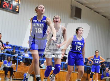 Thumbnail 3 in Kinta vs Welch (OSSAA Class B Area II District Playoff) photogallery.