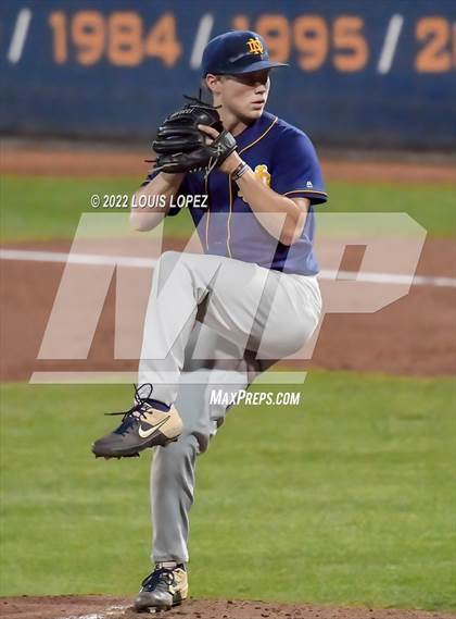 Thumbnail 1 in Notre Dame (SO) @ JSerra Catholic (CIF SS DIV 1 Championship Final) photogallery.