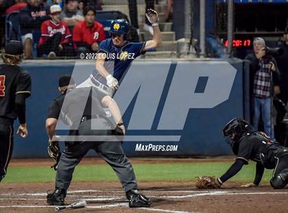 Thumbnail 2 in Notre Dame (SO) @ JSerra Catholic (CIF SS DIV 1 Championship Final) photogallery.