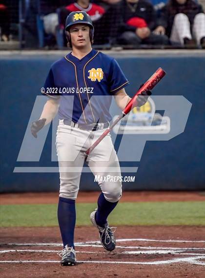 Thumbnail 1 in Notre Dame (SO) @ JSerra Catholic (CIF SS DIV 1 Championship Final) photogallery.