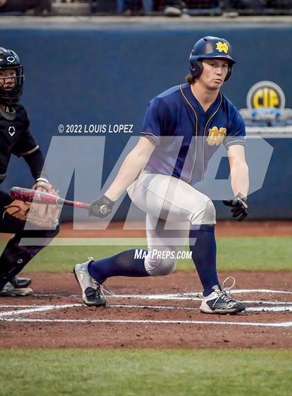 Thumbnail 3 in Notre Dame (SO) @ JSerra Catholic (CIF SS DIV 1 Championship Final) photogallery.