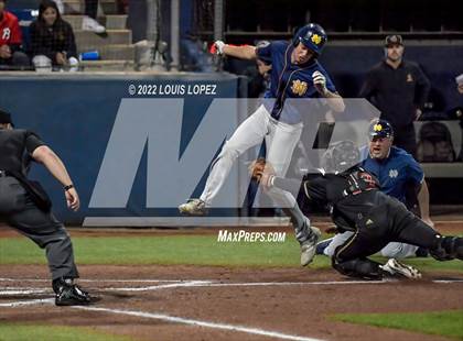 Thumbnail 1 in Notre Dame (SO) @ JSerra Catholic (CIF SS DIV 1 Championship Final) photogallery.
