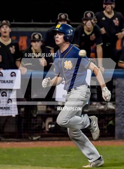 Thumbnail 1 in Notre Dame (SO) @ JSerra Catholic (CIF SS DIV 1 Championship Final) photogallery.