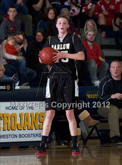 Thumbnail 1 in Joel Barlow vs Pomperaug (SWC Semifinal) photogallery.