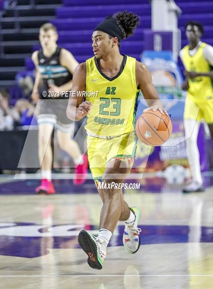 Thumbnail 1 in AZ Compass Prep vs Combine Academy (City of Palms Classic) photogallery.