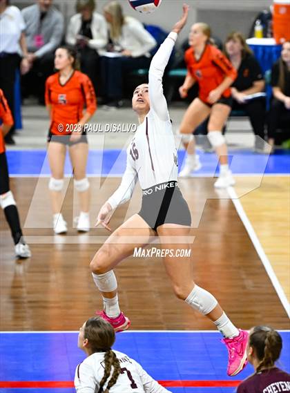 Thumbnail 3 in Cheyenne Mountain vs. Holy Family (CHSAA 4 A Round 1) photogallery.