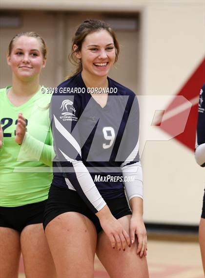 Thumbnail 1 in Stone Ridge Christian vs. Forest Lake Christian (CIF SJS D6 Final) photogallery.
