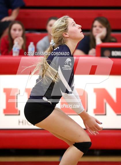 Thumbnail 1 in Stone Ridge Christian vs. Forest Lake Christian (CIF SJS D6 Final) photogallery.