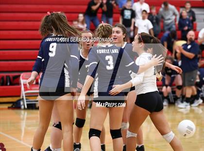 Thumbnail 2 in Stone Ridge Christian vs. Forest Lake Christian (CIF SJS D6 Final) photogallery.