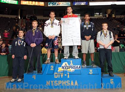 Thumbnail 1 in NYSPHSAA Championships (Division 1 Finals 145-285 Lbs) photogallery.