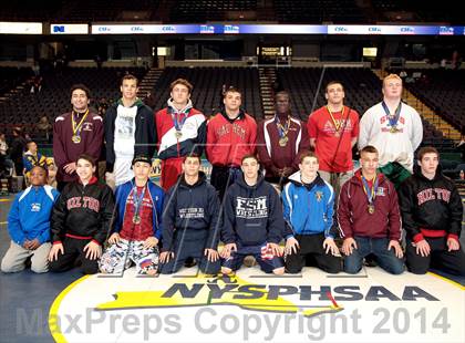 Thumbnail 2 in NYSPHSAA Championships (Division 1 Finals 145-285 Lbs) photogallery.