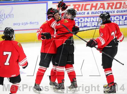 Thumbnail 2 in Fairfield Prep @ Notre Dame Catholic (Webster Bank Arena) photogallery.