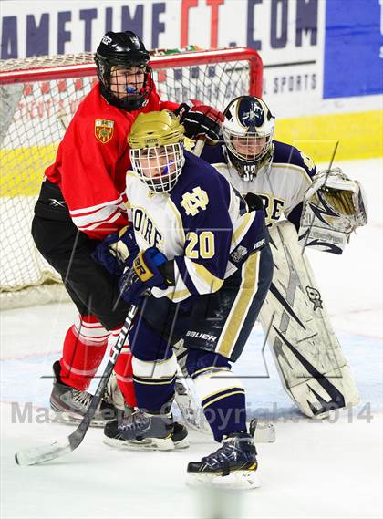 Thumbnail 3 in Fairfield Prep @ Notre Dame Catholic (Webster Bank Arena) photogallery.