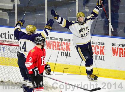 Thumbnail 3 in Fairfield Prep @ Notre Dame Catholic (Webster Bank Arena) photogallery.