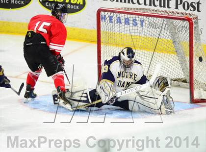 Thumbnail 2 in Fairfield Prep @ Notre Dame Catholic (Webster Bank Arena) photogallery.