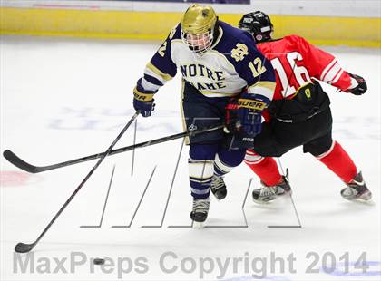Thumbnail 2 in Fairfield Prep @ Notre Dame Catholic (Webster Bank Arena) photogallery.