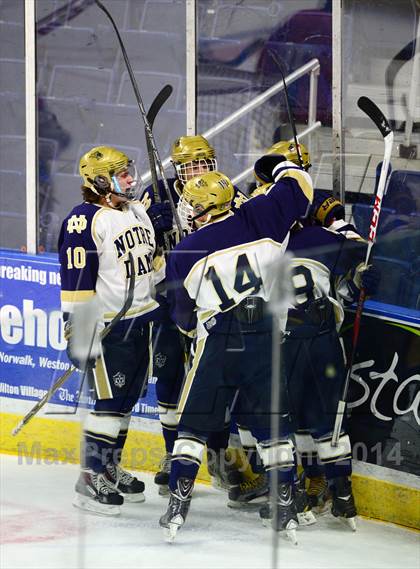 Thumbnail 3 in Fairfield Prep @ Notre Dame Catholic (Webster Bank Arena) photogallery.