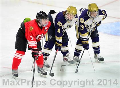 Thumbnail 2 in Fairfield Prep @ Notre Dame Catholic (Webster Bank Arena) photogallery.
