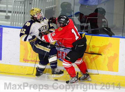Thumbnail 2 in Fairfield Prep @ Notre Dame Catholic (Webster Bank Arena) photogallery.