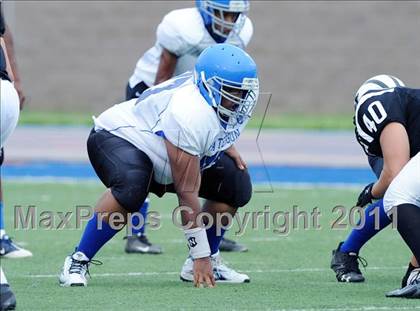 Thumbnail 1 in Archbishop Curley vs. Patterson (I-95 Kickoff Classic) photogallery.