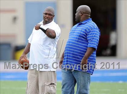 Thumbnail 1 in Archbishop Curley vs. Patterson (I-95 Kickoff Classic) photogallery.