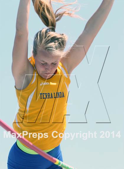 Thumbnail 2 in CIF NCS Masters Track and Field (Girls Pole Vault)  photogallery.