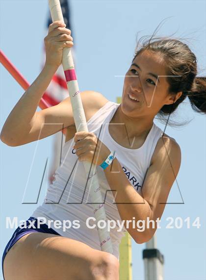 Thumbnail 3 in CIF NCS Masters Track and Field (Girls Pole Vault)  photogallery.