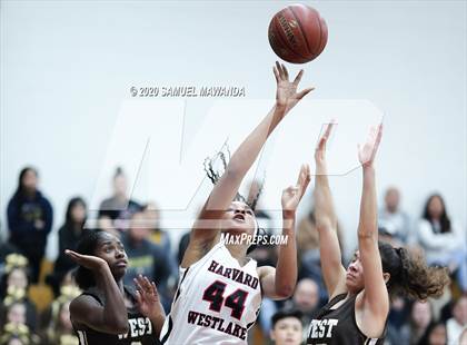 Thumbnail 3 in West @ Harvard-Westlake (CIF SS D1 Semifinal) photogallery.