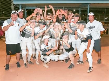 Thumbnail 3 in Trivium Prep vs Saguaro (Chandler Prep Softball Classic Platinum Final Awards) photogallery.