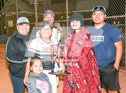 Thumbnail 2 in Trivium Prep vs Saguaro (Chandler Prep Softball Classic Platinum Final Awards) photogallery.