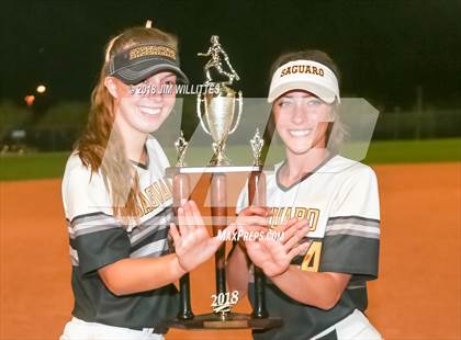 Thumbnail 1 in Trivium Prep vs Saguaro (Chandler Prep Softball Classic Platinum Final Awards) photogallery.