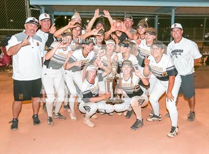 Thumbnail 2 in Trivium Prep vs Saguaro (Chandler Prep Softball Classic Platinum Final Awards) photogallery.