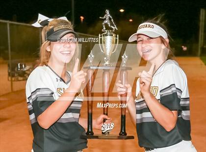 Thumbnail 1 in Trivium Prep vs Saguaro (Chandler Prep Softball Classic Platinum Final Awards) photogallery.
