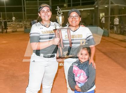 Thumbnail 3 in Trivium Prep vs Saguaro (Chandler Prep Softball Classic Platinum Final Awards) photogallery.