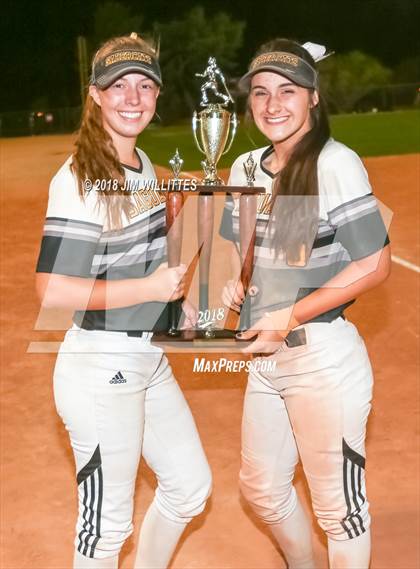 Thumbnail 3 in Trivium Prep vs Saguaro (Chandler Prep Softball Classic Platinum Final Awards) photogallery.