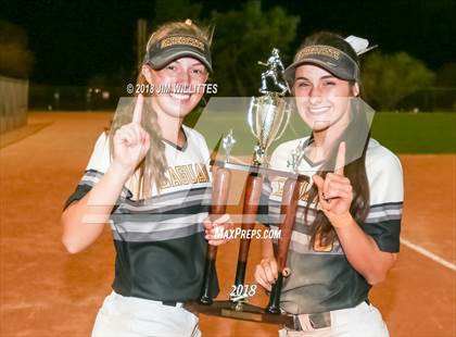 Thumbnail 1 in Trivium Prep vs Saguaro (Chandler Prep Softball Classic Platinum Final Awards) photogallery.