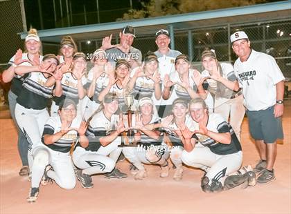 Thumbnail 3 in Trivium Prep vs Saguaro (Chandler Prep Softball Classic Platinum Final Awards) photogallery.