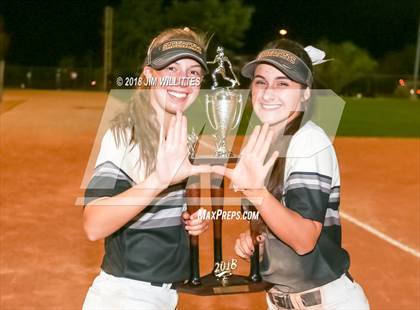 Thumbnail 2 in Trivium Prep vs Saguaro (Chandler Prep Softball Classic Platinum Final Awards) photogallery.