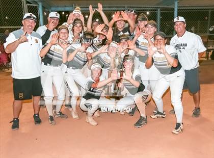 Thumbnail 2 in Trivium Prep vs Saguaro (Chandler Prep Softball Classic Platinum Final Awards) photogallery.