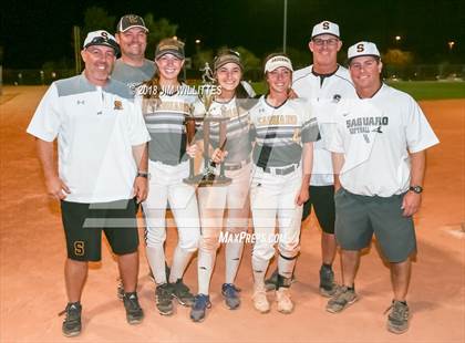 Thumbnail 1 in Trivium Prep vs Saguaro (Chandler Prep Softball Classic Platinum Final Awards) photogallery.