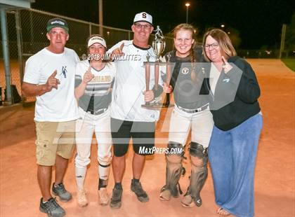 Thumbnail 1 in Trivium Prep vs Saguaro (Chandler Prep Softball Classic Platinum Final Awards) photogallery.
