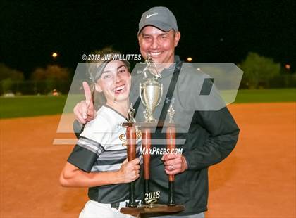 Thumbnail 3 in Trivium Prep vs Saguaro (Chandler Prep Softball Classic Platinum Final Awards) photogallery.