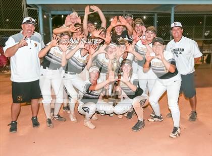 Thumbnail 1 in Trivium Prep vs Saguaro (Chandler Prep Softball Classic Platinum Final Awards) photogallery.