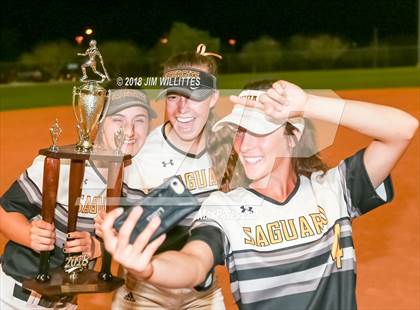 Thumbnail 3 in Trivium Prep vs Saguaro (Chandler Prep Softball Classic Platinum Final Awards) photogallery.