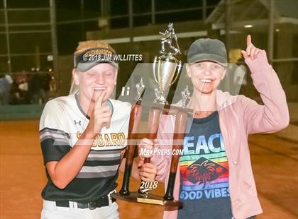 Thumbnail 2 in Trivium Prep vs Saguaro (Chandler Prep Softball Classic Platinum Final Awards) photogallery.