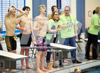Thumbnail 1 in NCHSAA 1A/2A State Swimming Championship (Finals) photogallery.