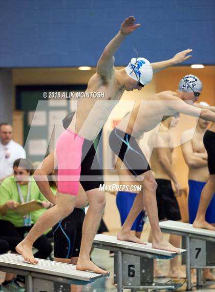 Thumbnail 3 in NCHSAA 1A/2A State Swimming Championship (Finals) photogallery.